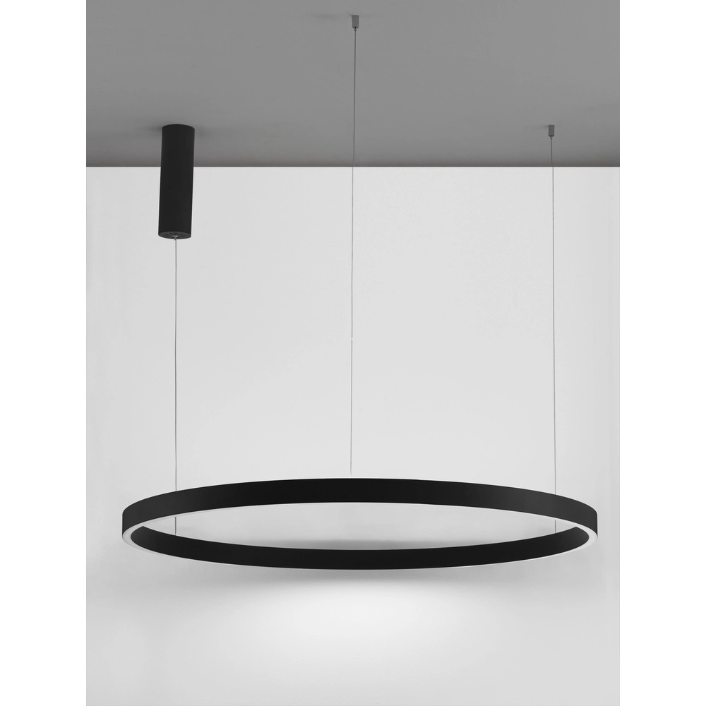 Suspension noire Elowen design Ø 98cm Suspension noire Elowen design Ø 98cm
