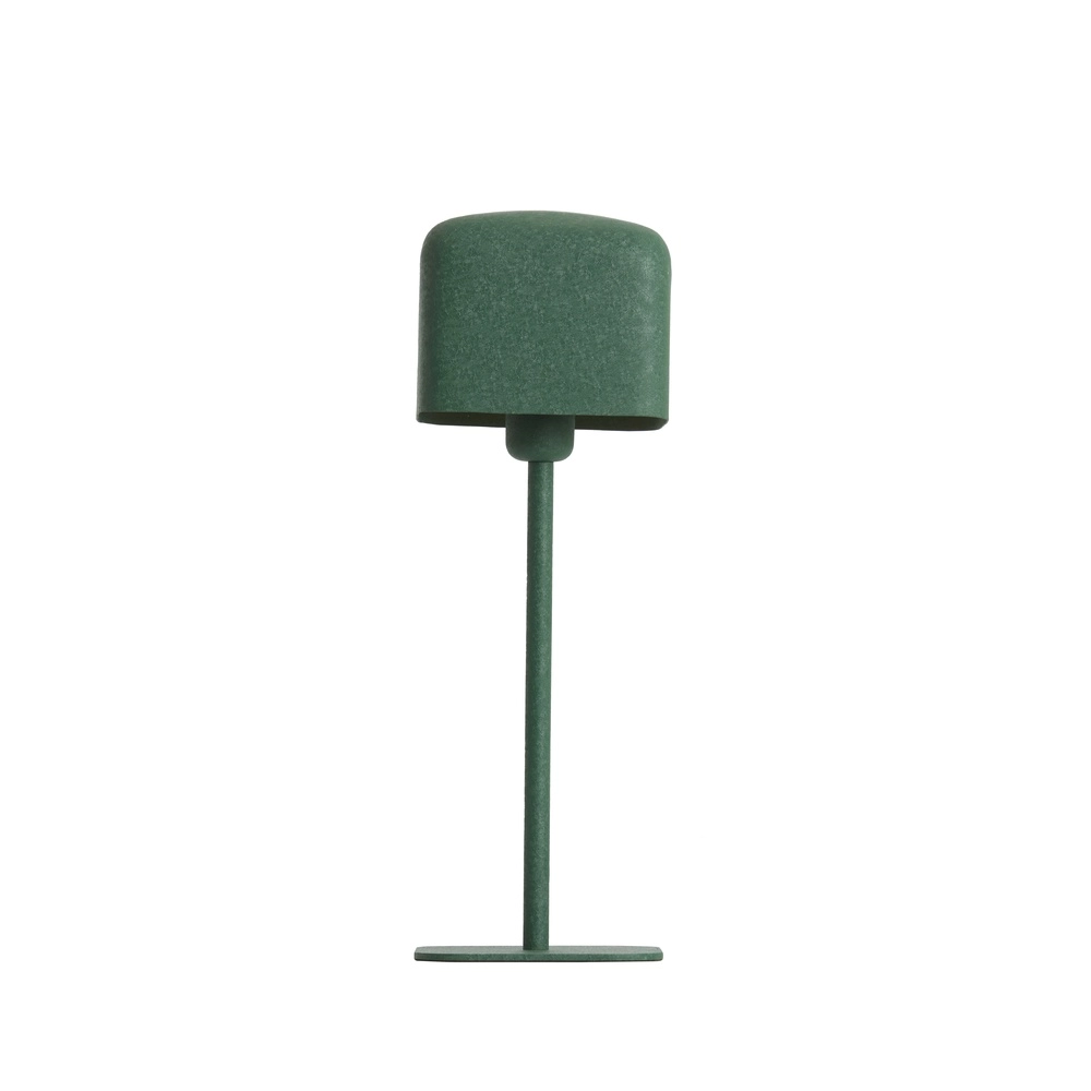 Lampe de chevet Elenie 15x15cm - vert foncé mat