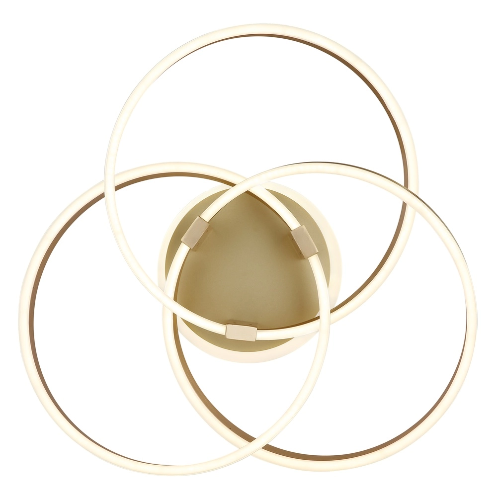 Lampe de plafond dorée Herwig Conception Globo 9007371446452