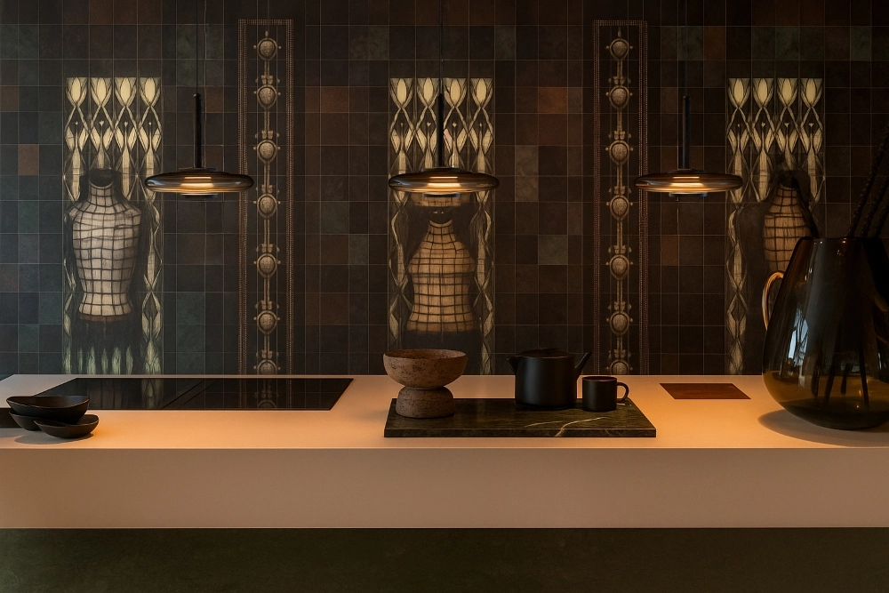 Lumière suspendue LED pour salle à manger Madison Champagne Artdelight 8720701103795