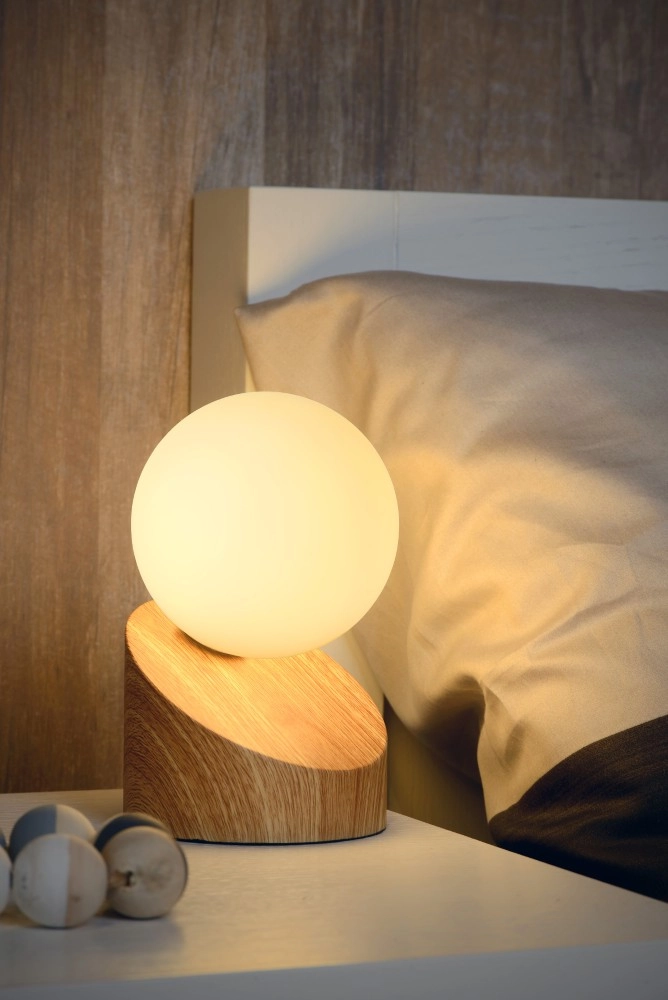 Lampe de table de conception Len Aspect bois clair Lucide 5411212450593