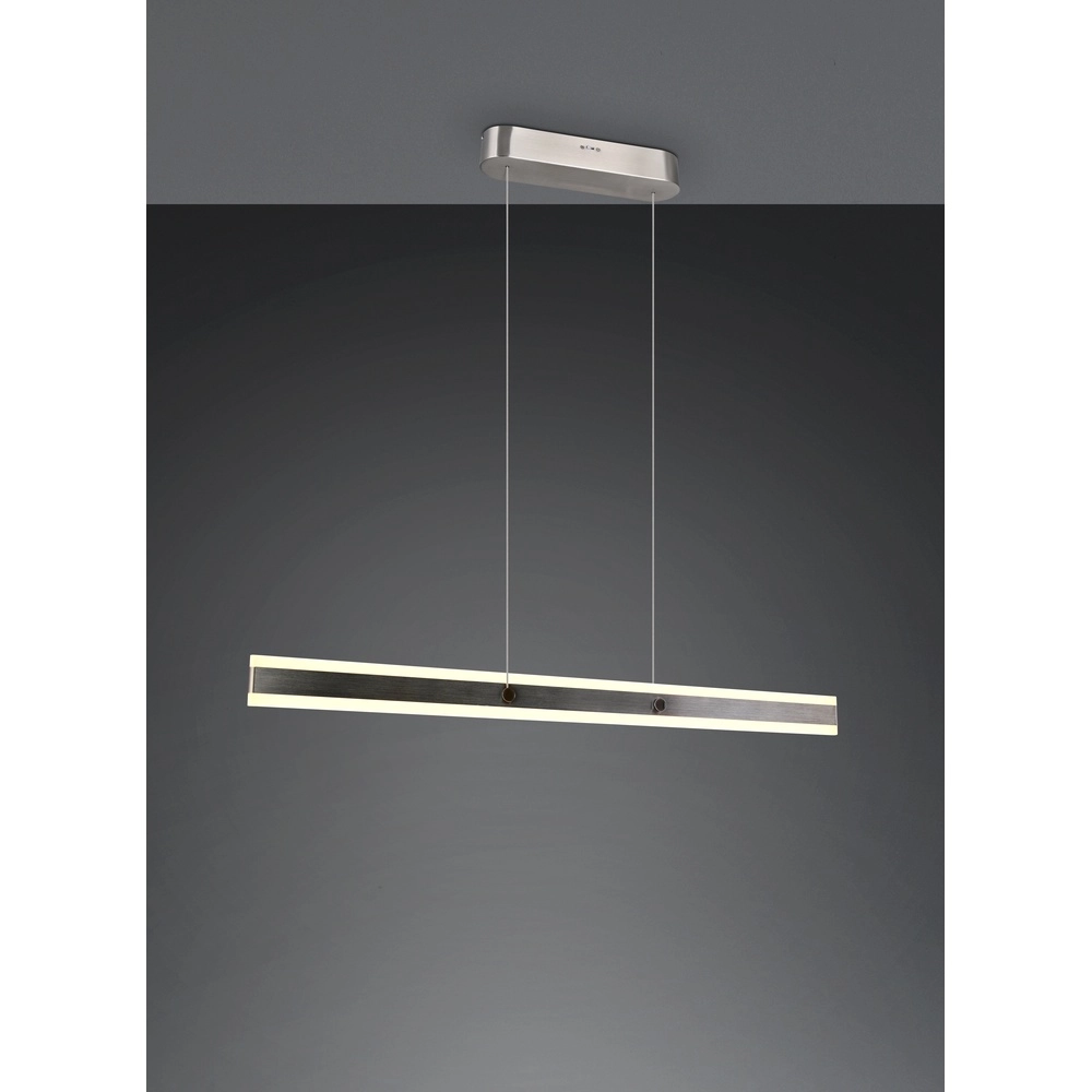 Suspension moderne Arcola 115cm nickel Trio 4017807661996