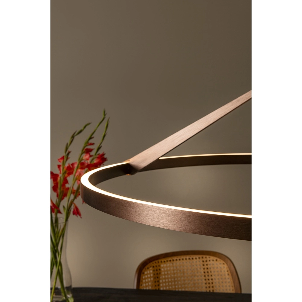 Suspension LED élégante Applause cuivre - Ø 80 cm Premium by Lucide 5411212221858