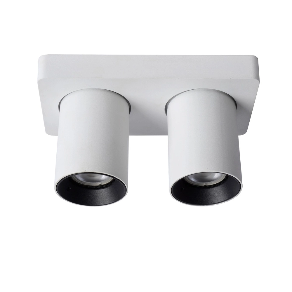 Projecteur de plafond Nigel Blanc à deux lumières
