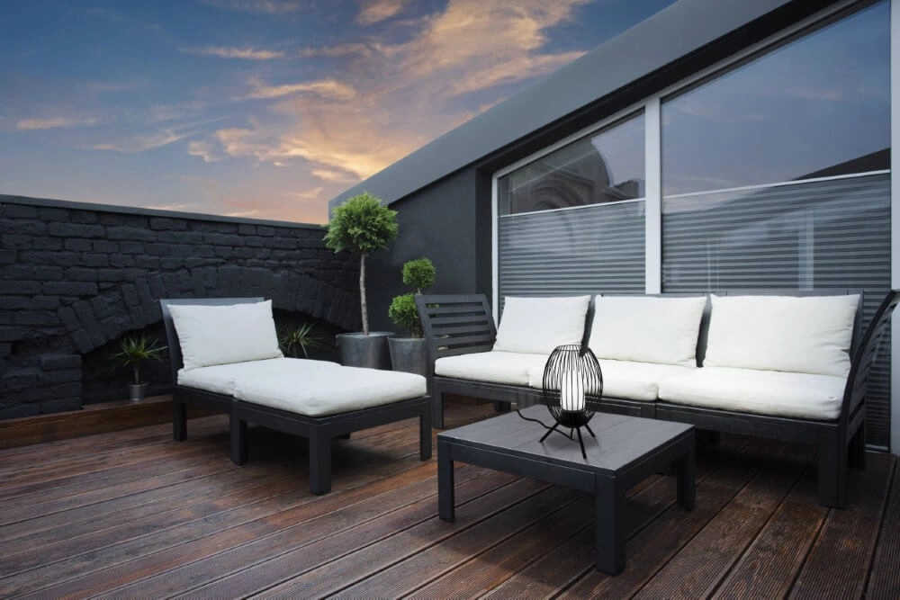 Lampe de terrasse Fusignano noir Eglo 9008606230198