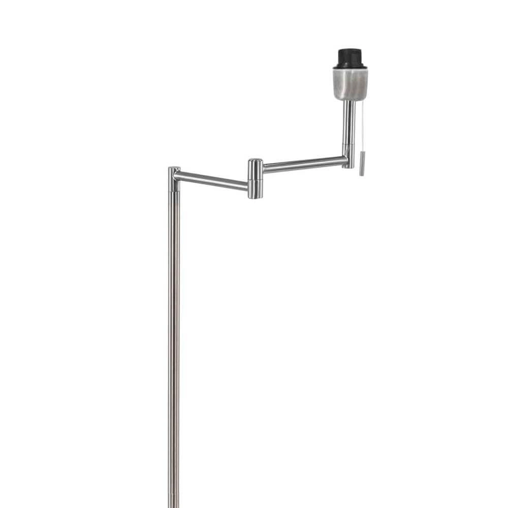 Lampadaire Bella métal avec abat-jour blanc Steinhauer 8712746174496