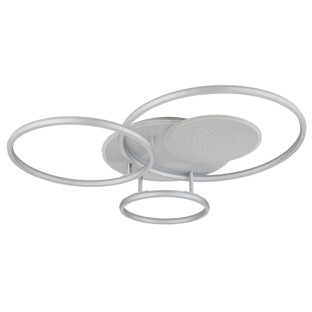 Lampe de plafond moderne Johnson Gris argenté 80,7 cm Globo 9007371583553