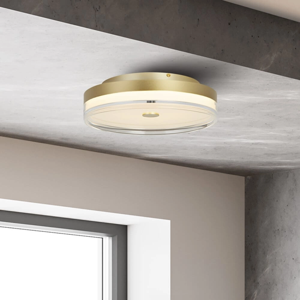 Plafonnier Cyprus Ø 40cm or Searchlight 5053423273723