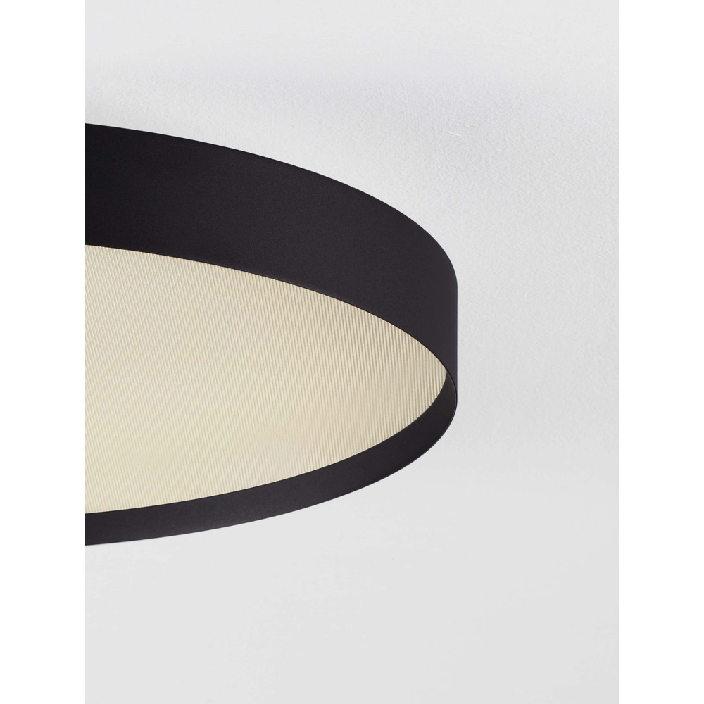 Plafonnier Roi noir Ø 50cm Lyora 5212017448965