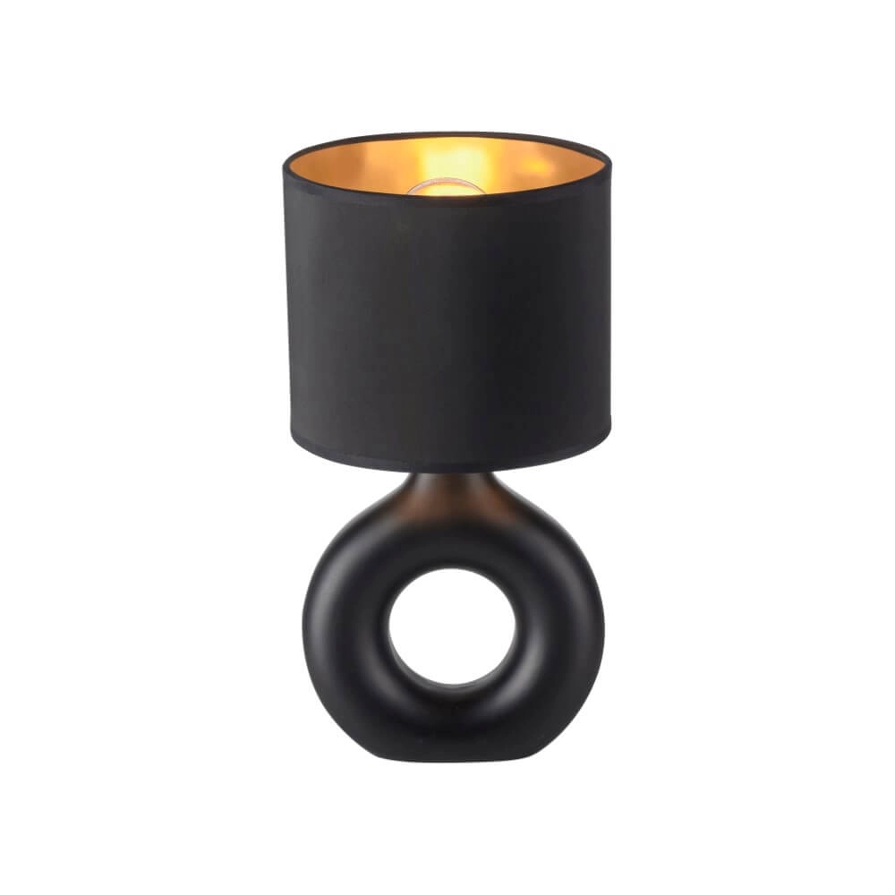 Lampe de table Carara noir Just Light 4043689004842