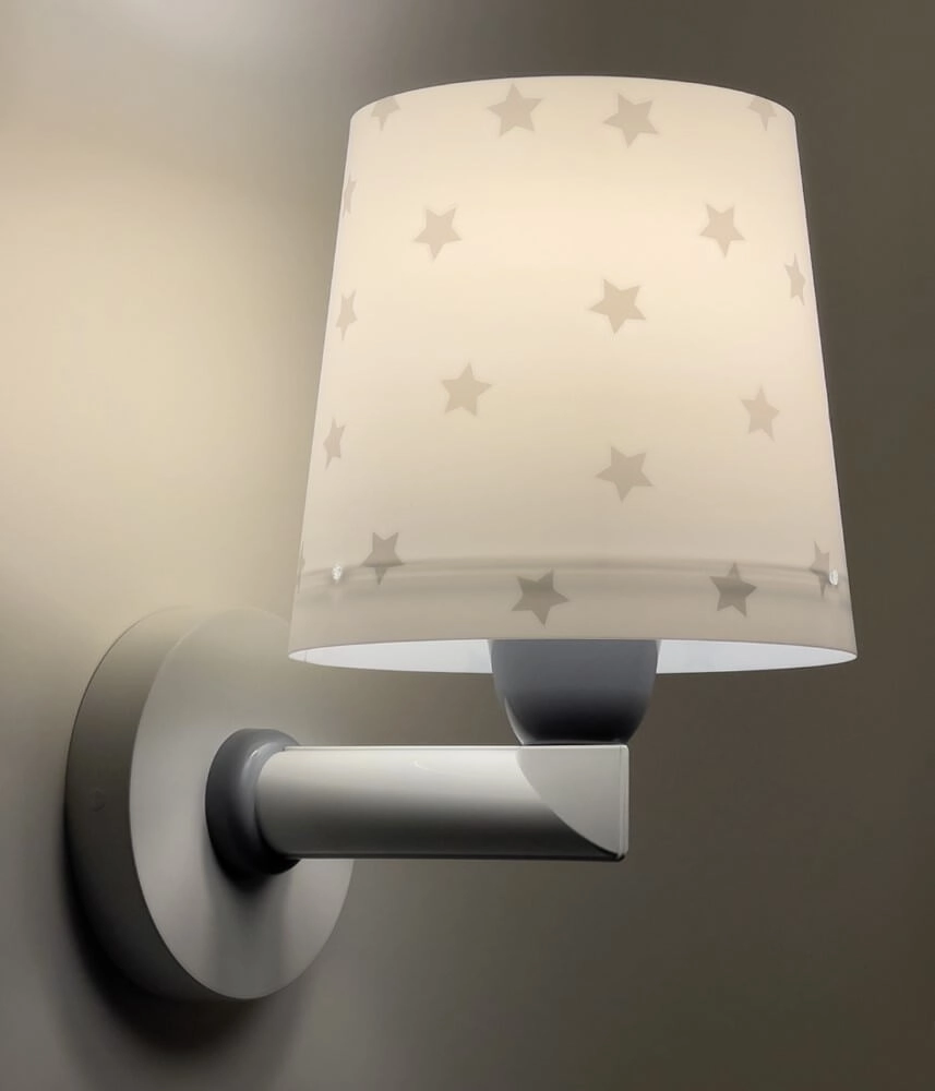 Applique chambre d'enfant Star Light gris doux Dalber 8420406001463