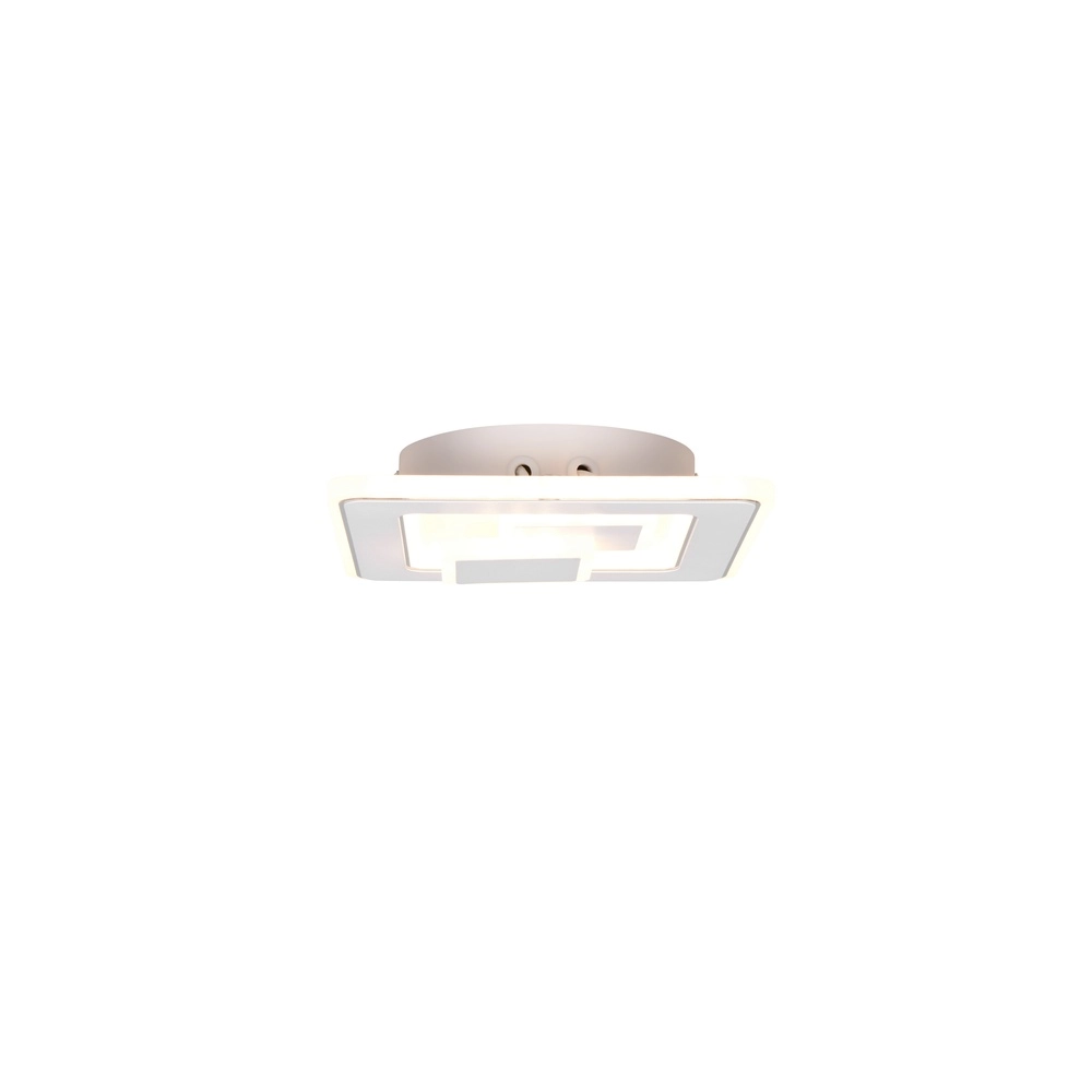 Lampe de plafond Tamaro Carré blanc Trio 4017807704396