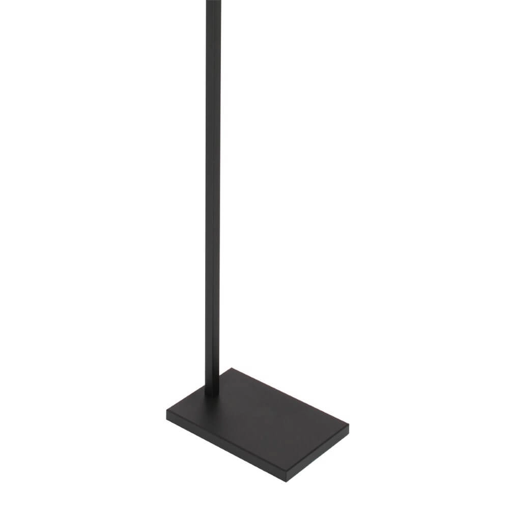 Lampadaire noir Stang avec verre fumé Steinhauer 8712746167696