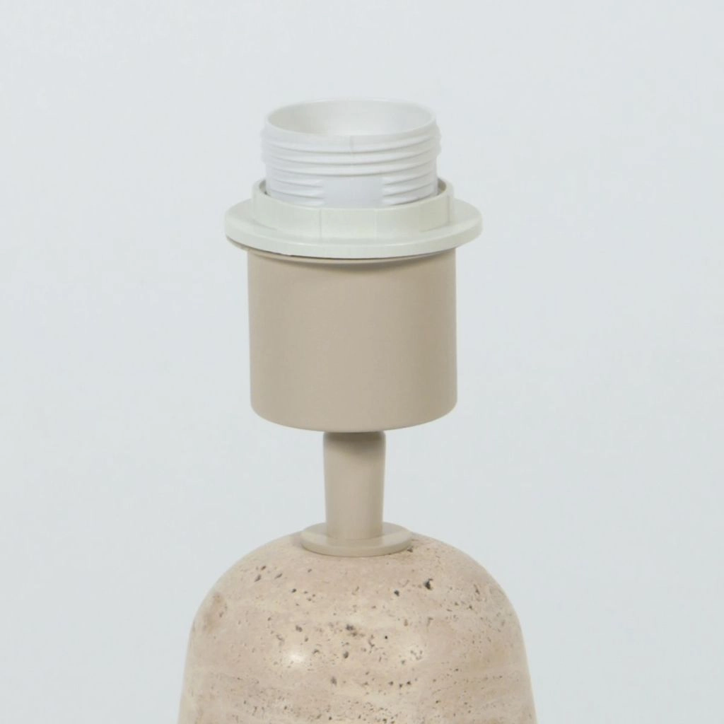 Pierre de lampe de table Travino avec une teinte blanche Ø20cm Steinhauer 8712746183528