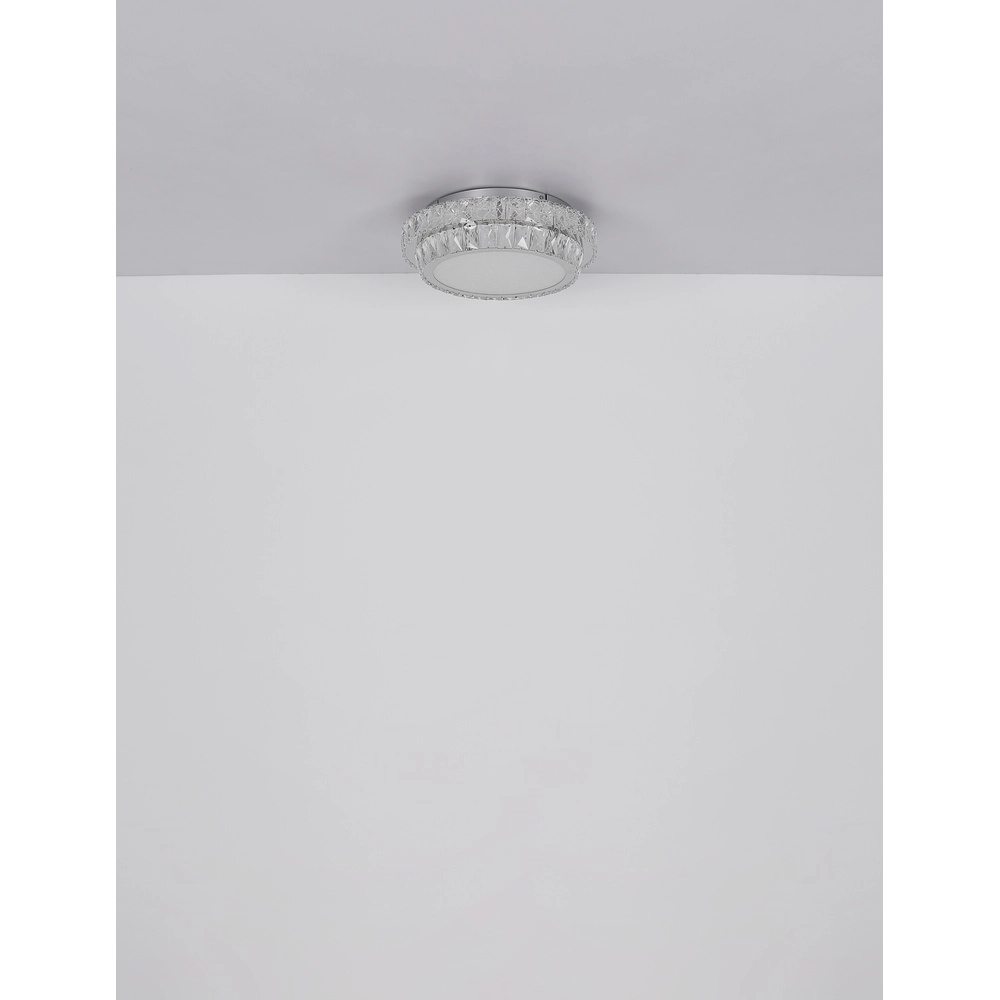 Lampe de plafond Klara Ø 60 cm de chrome Globo 9007371456086