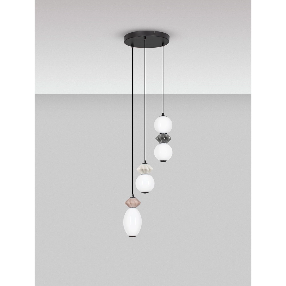 Suspension Pallina 3 lumières Lyora 5212017484024