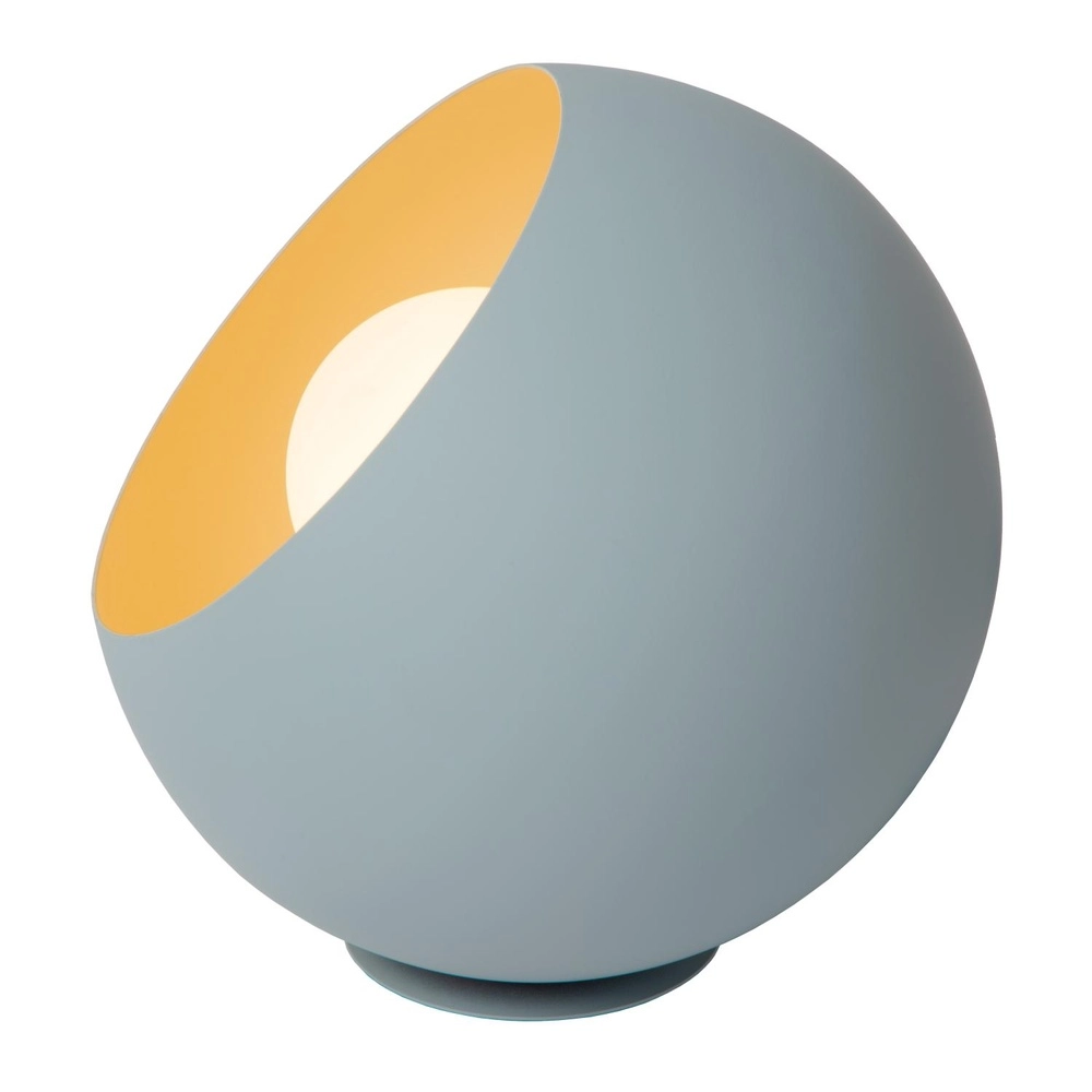 Lampe de table Doredos Ø 20cm bleu Lucide 5411212510068