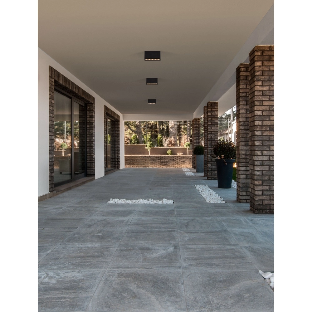 Plafonnier Jax rectangle anthracite Lyora 5212017481382