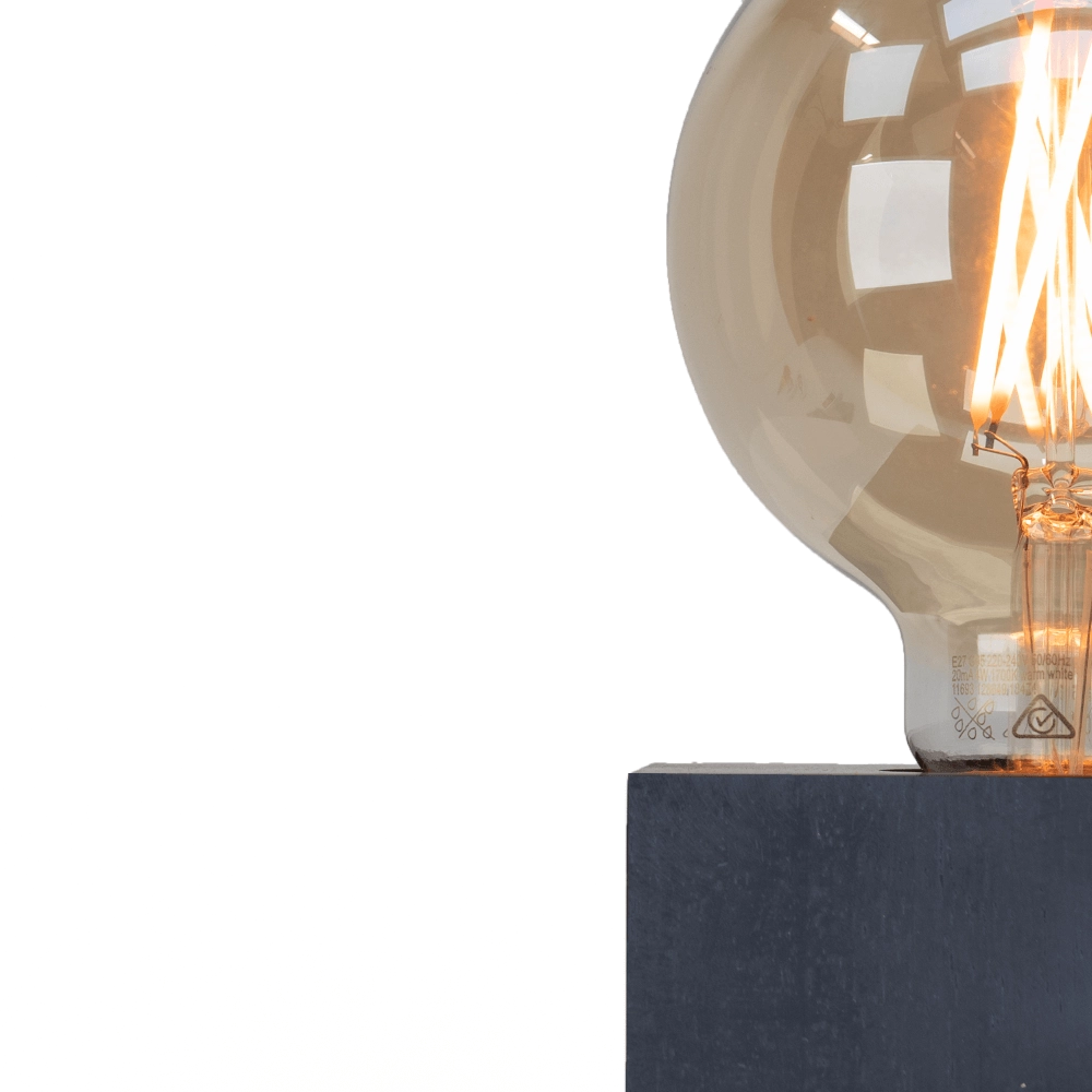 Lampe de table Prestwick 2 Bois sombre Eglo 9002759437343