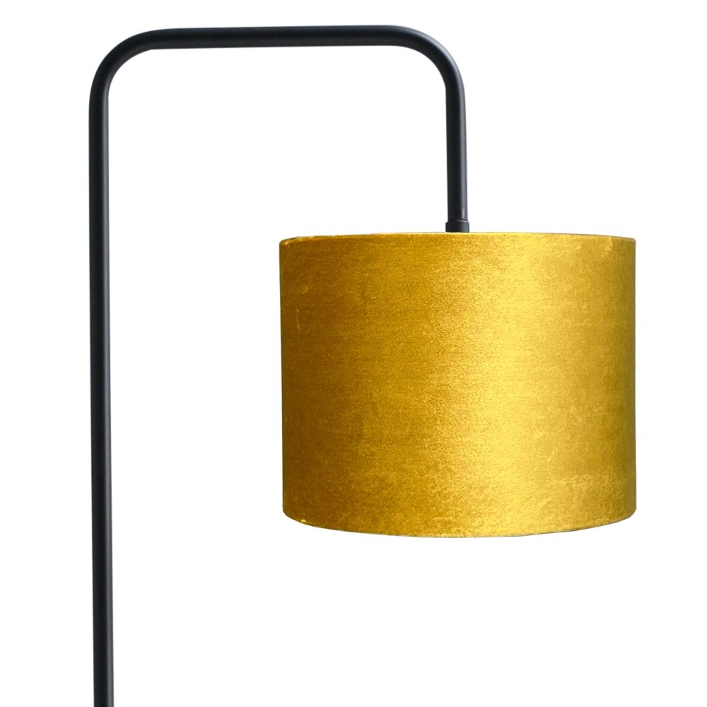 Lampe de table Venus 152cm avec abat-jour doré Masterlight 8718121246727