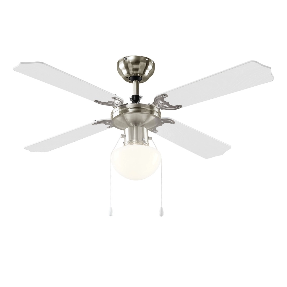 Fan Fan nickel avec lampe Eglo 9008420560358