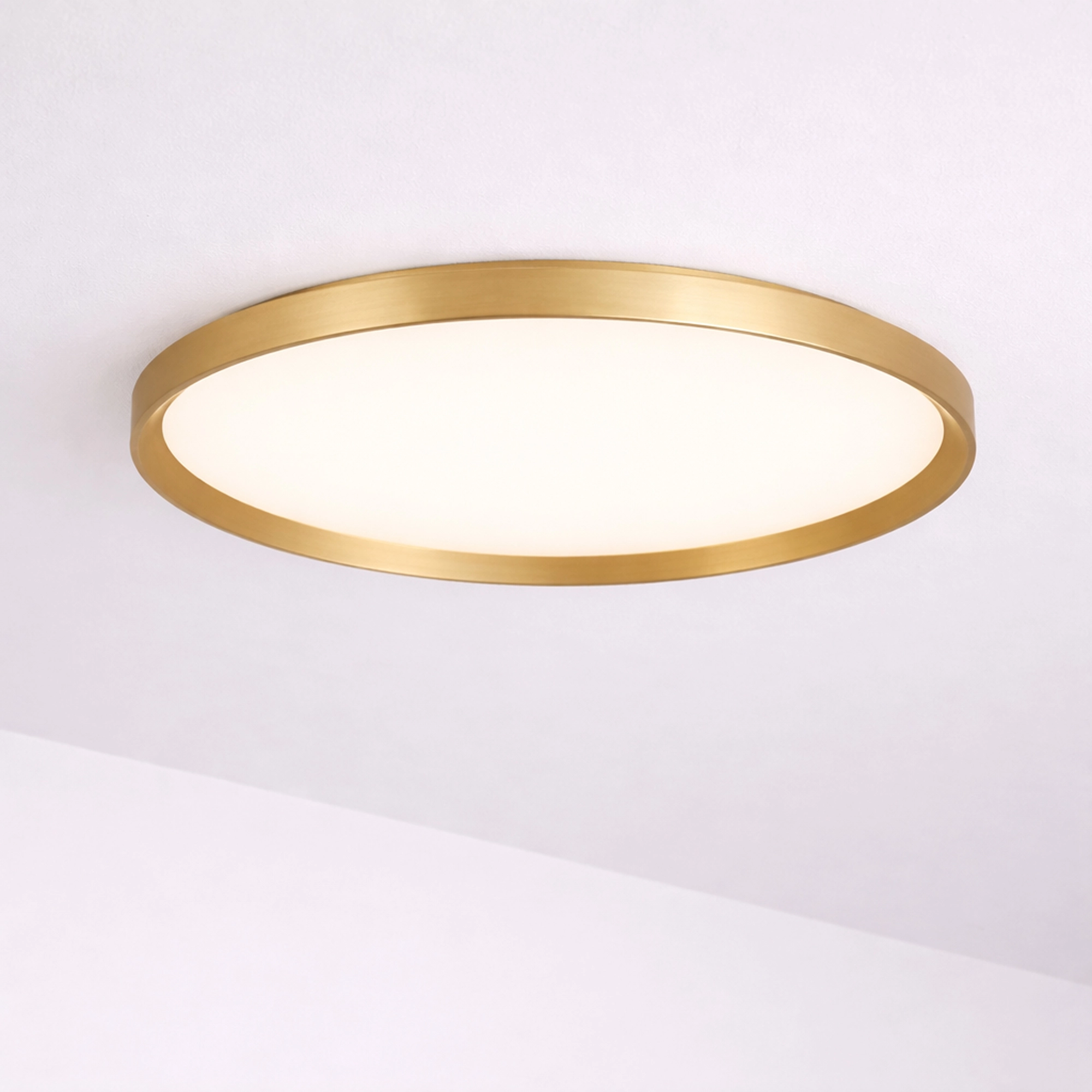 Lumière de plafond élégante Prisma or Ø 35cm