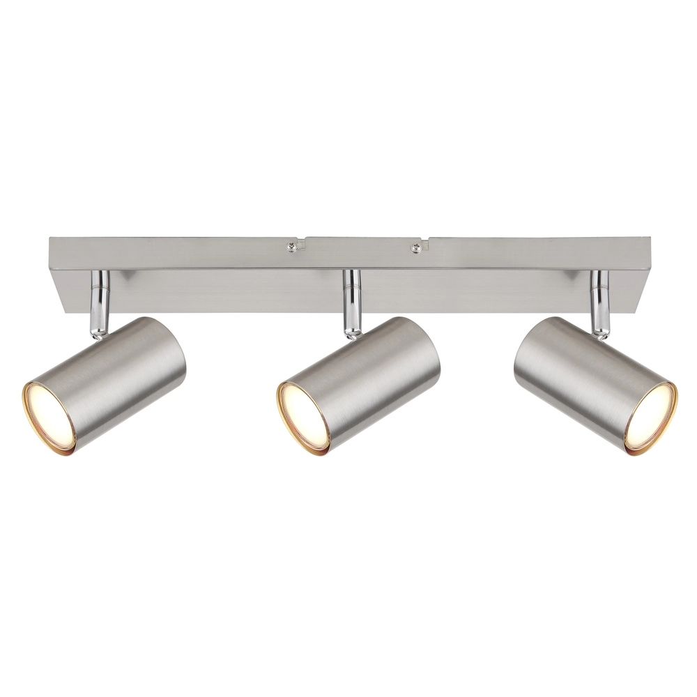 Lampe de plafond à 3 lampes Robby nickel Globo 9007371436521