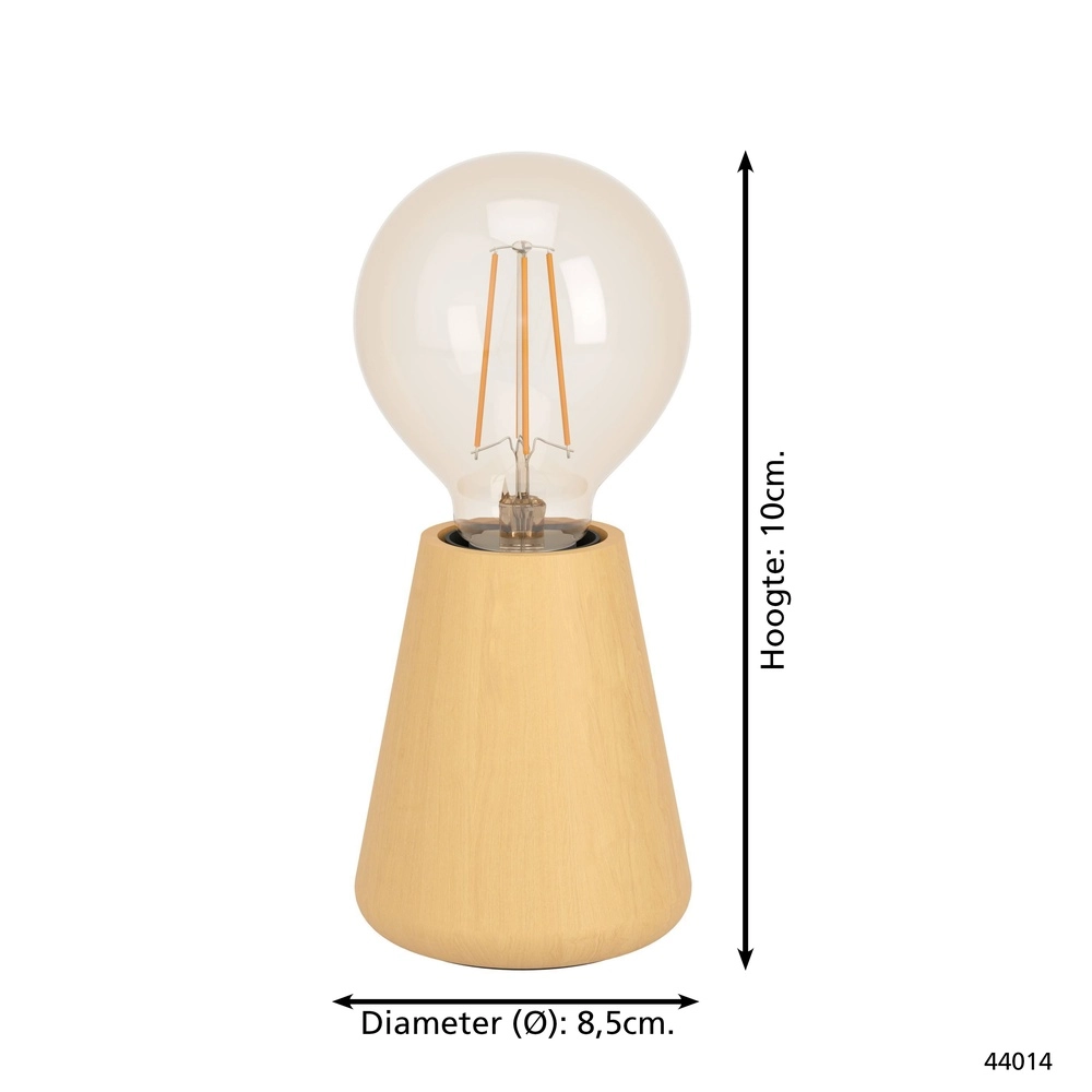 Lampe de table subtile Asby Bois clair Eglo 9002759440145