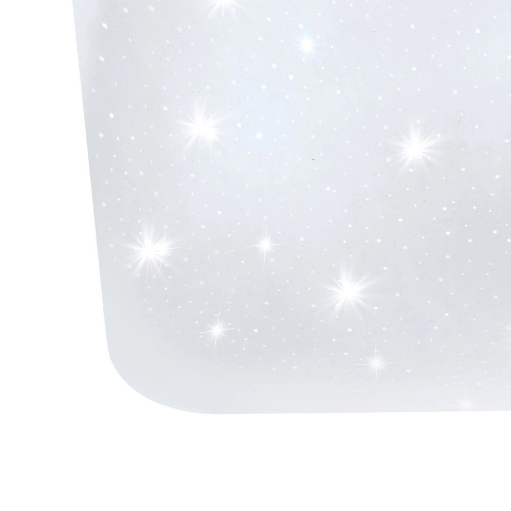Lampe de plafond Frania-S 43cm - Blanc effet étoile 3000K Eglo 9002759978839