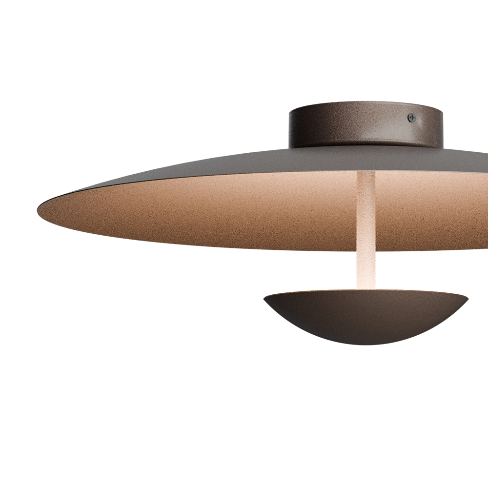 Lampe de plafond 16 cm Scala Ø 45 cm de cacao brun Masterlight 8718121397450