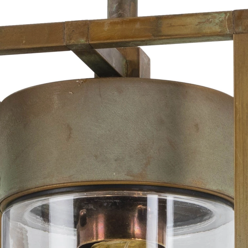 Lampe suspendue en laiton Maritiem 15cm bronze marron Franssen 8021035013195