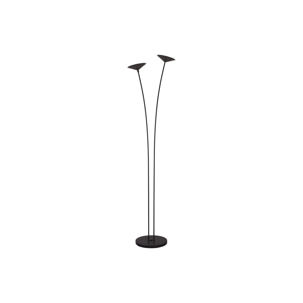 Lampe sur pied à deux lumières Ceppo Noir Masterlight 8718121348612