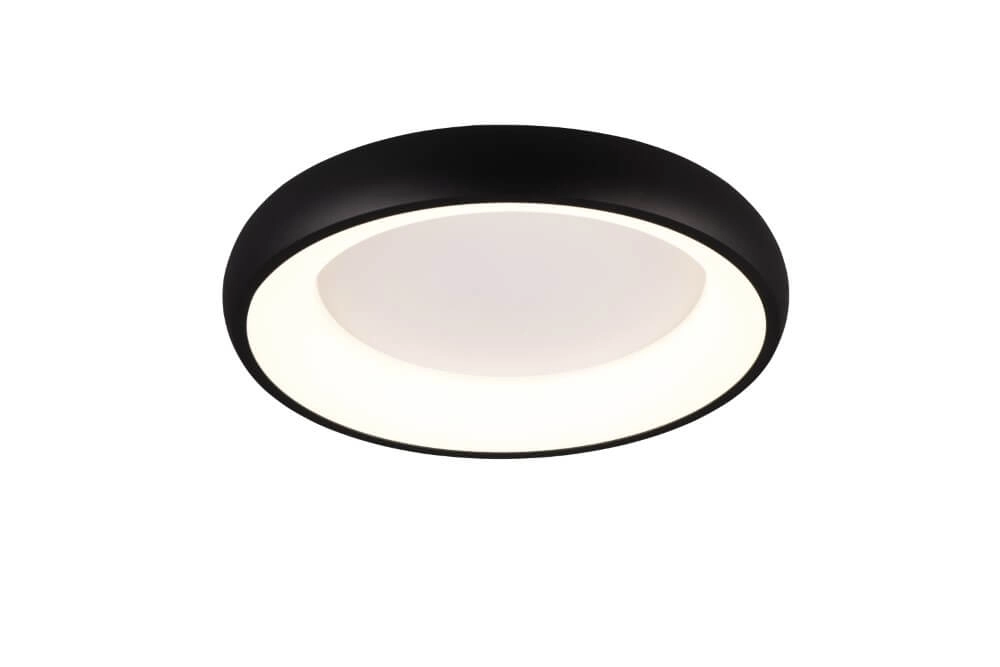 Plafonnier LED Cardona noir - Ø 45cm Trio 4017807613902