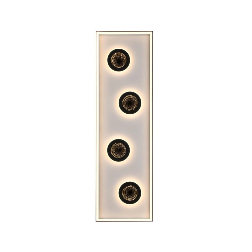 Plafonnier rectangulaire Dune noir Paul Neuhaus 4012248384923