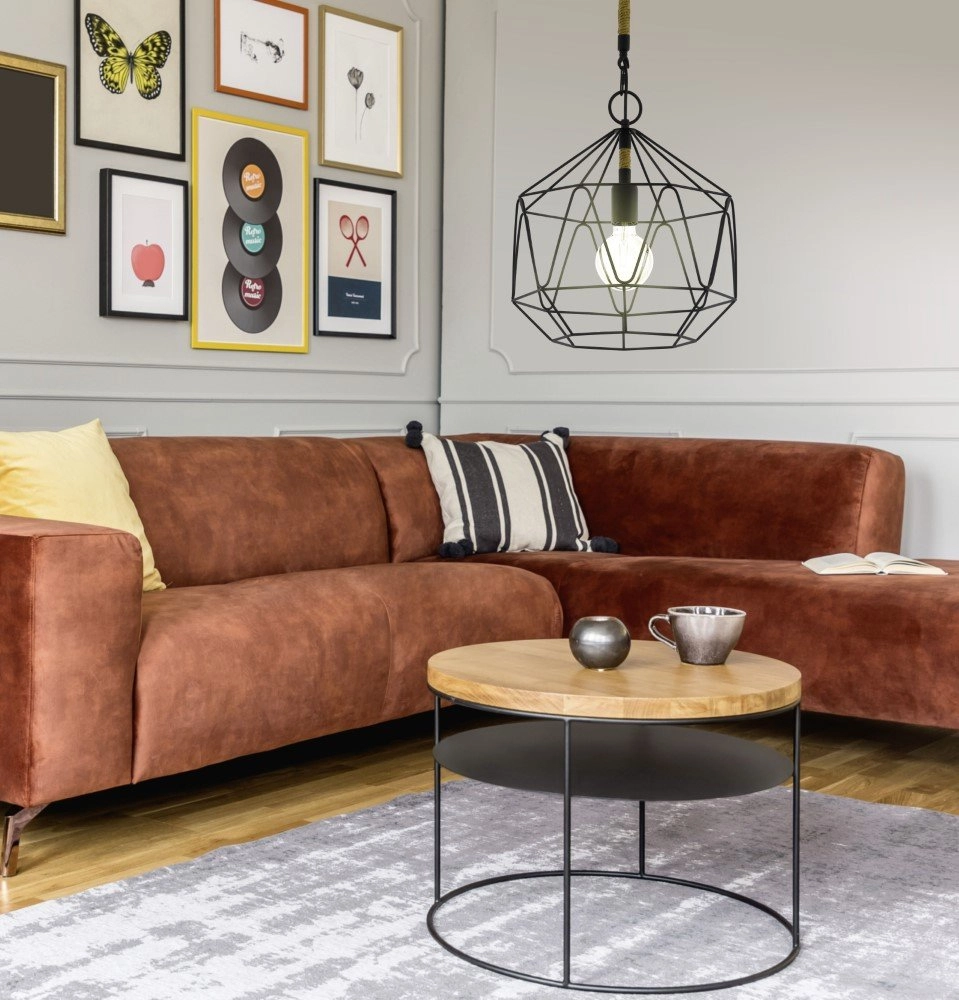 Lampe fil de cage Cottingham Ø 37 cm Eglo 9002759433284