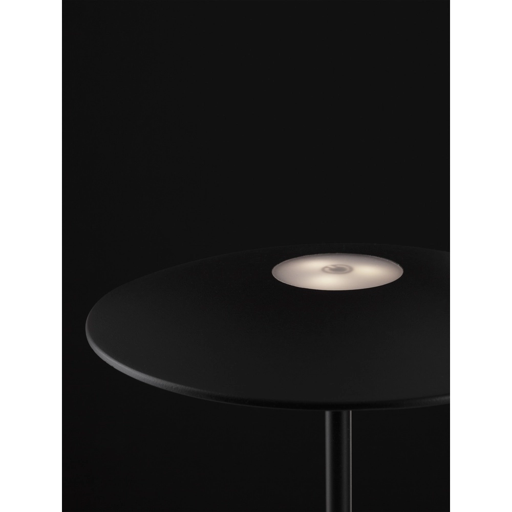 Lampe de table Fumo Noir rechargeable Lyora 5212017432636