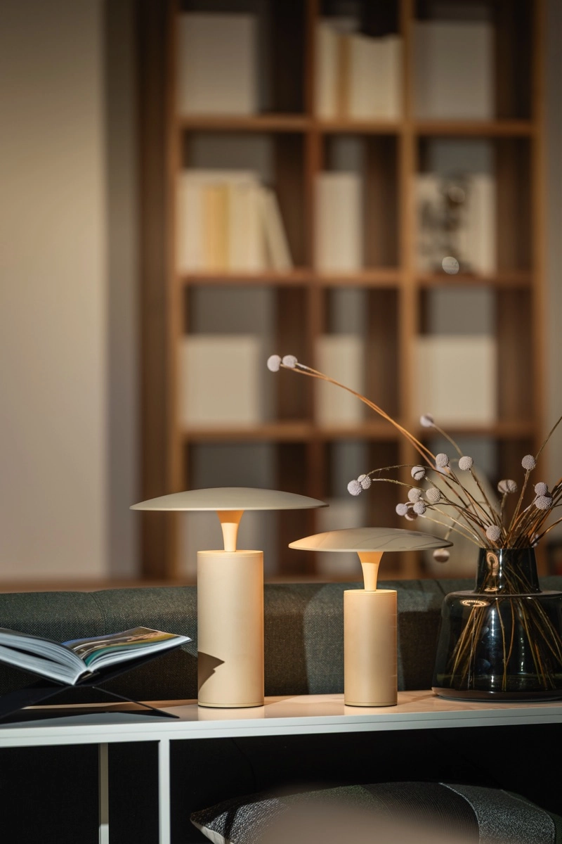 Lampe de table LED Jess Ø 33cm - sable ETH 8720195311126