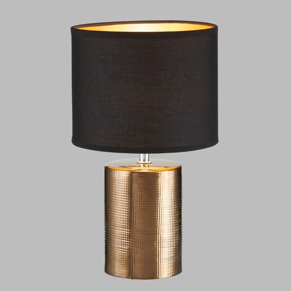 Lampe de table Bronz Ø 20 cm Fischer & Honsel 4003694506571