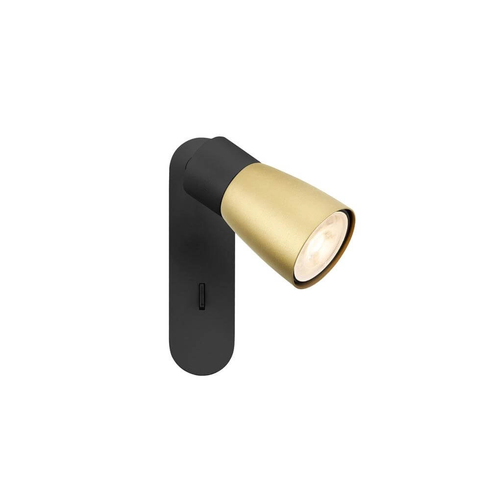 Moquerie Puri 2.0 Dome Interrupteur simple noir-or Moquerie Puri 2.0 Dome Interrupteur simple noir-or