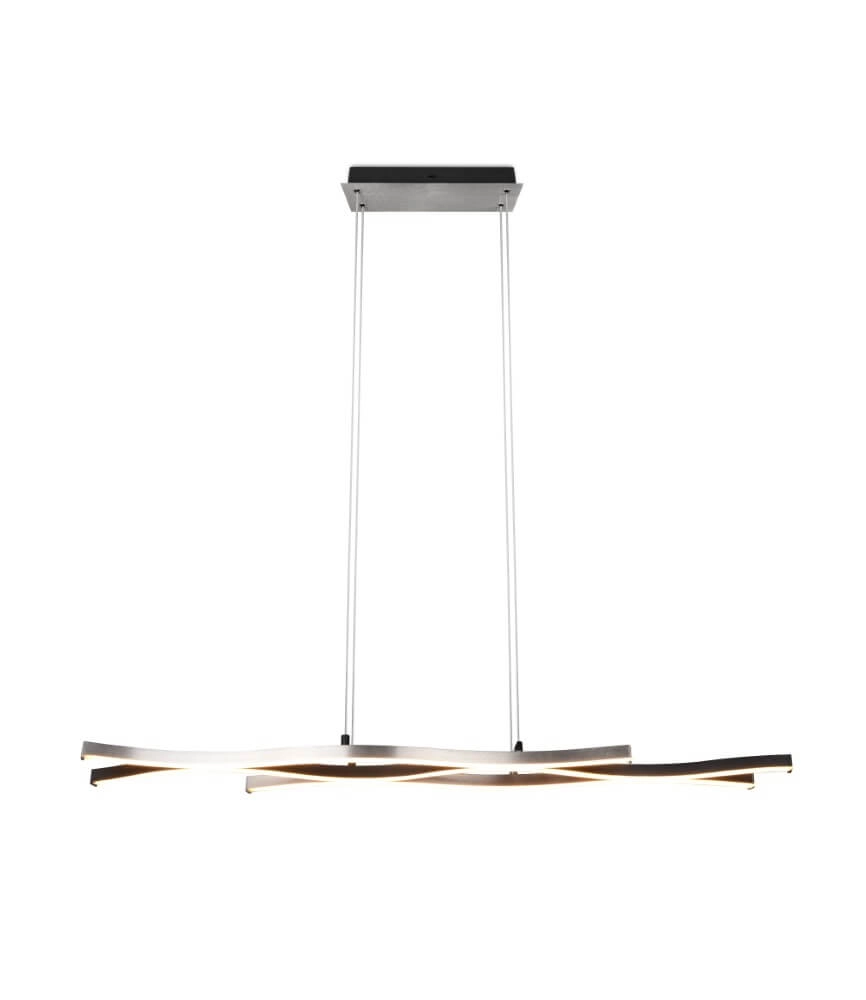 Lampe suspendue Blaze noir avec du métal Trio 4017807540161