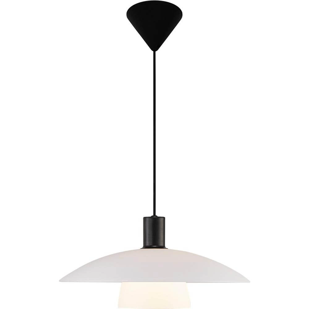 Suspension moderne Verona noir et blanc Suspension moderne Verona noir et blanc