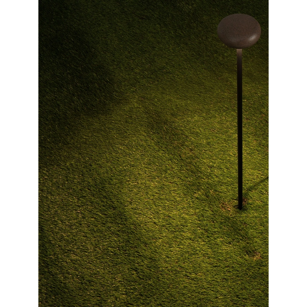Lampe de jardin Cami Pierre brune de 80 cm Lyora 5212063504516