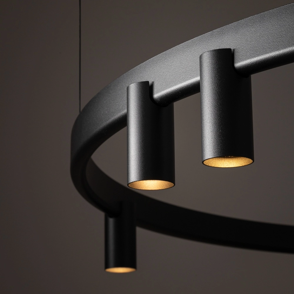 Lampe pendante de conception Fourty noir Ø 116cm Lyora 5903139122887