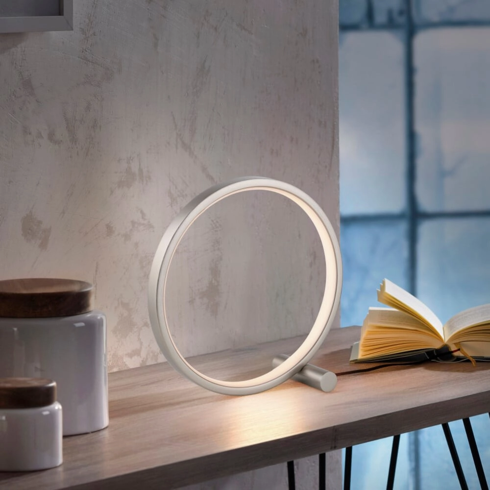 Lampe de table Mini Ritus argent Just Light 4043689002084