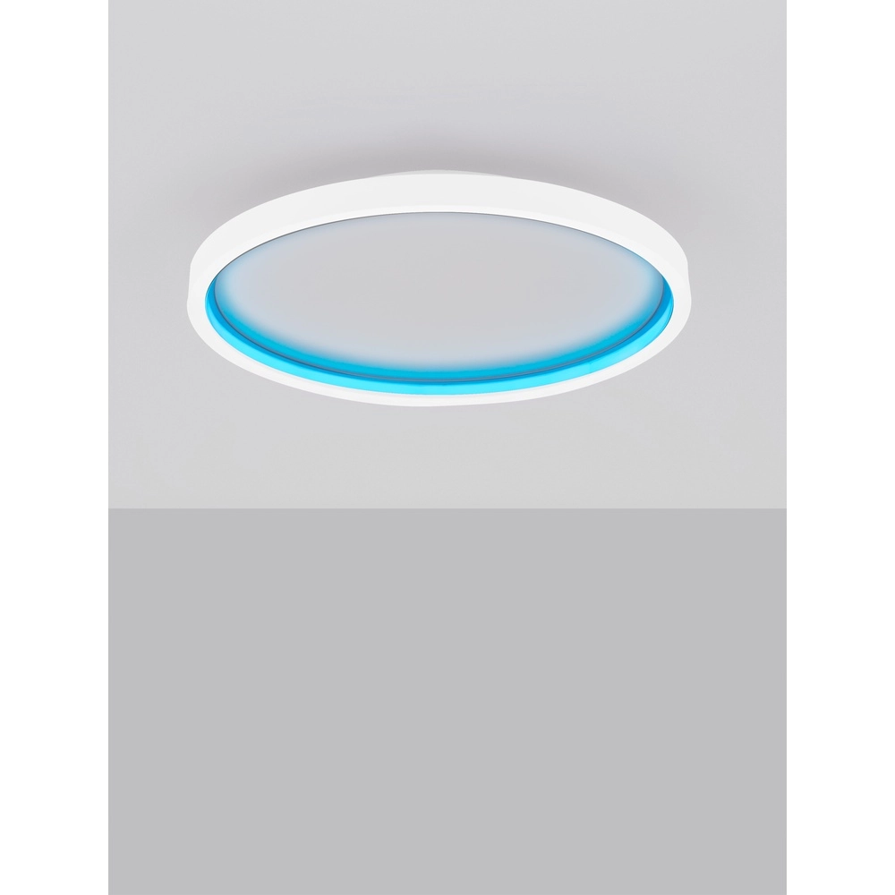 Plafonnier Chet Ø 39,3 cm avec fonction RGB Lyora 5212017450142