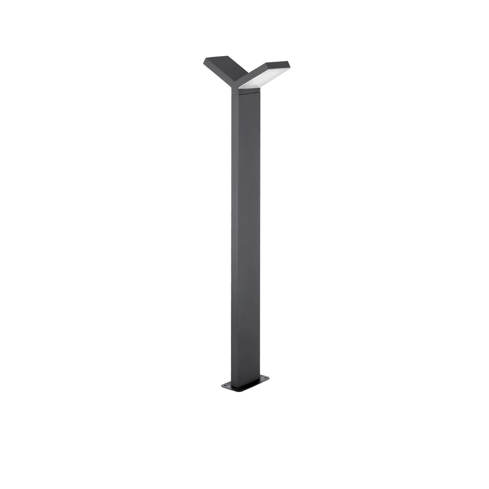 Lampe de jardin Park Anthracite double
