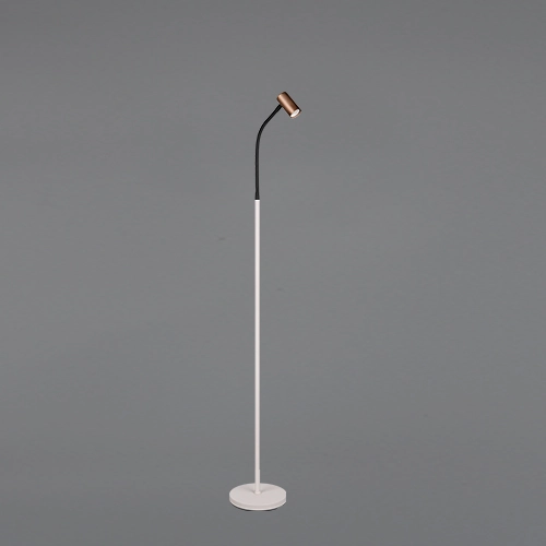 Lampadaire de conception Taryn marron moka Trio 4017807685770