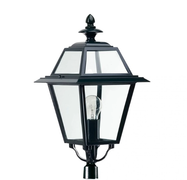 Lampe lanterne nostalgique Venlo K14A noir