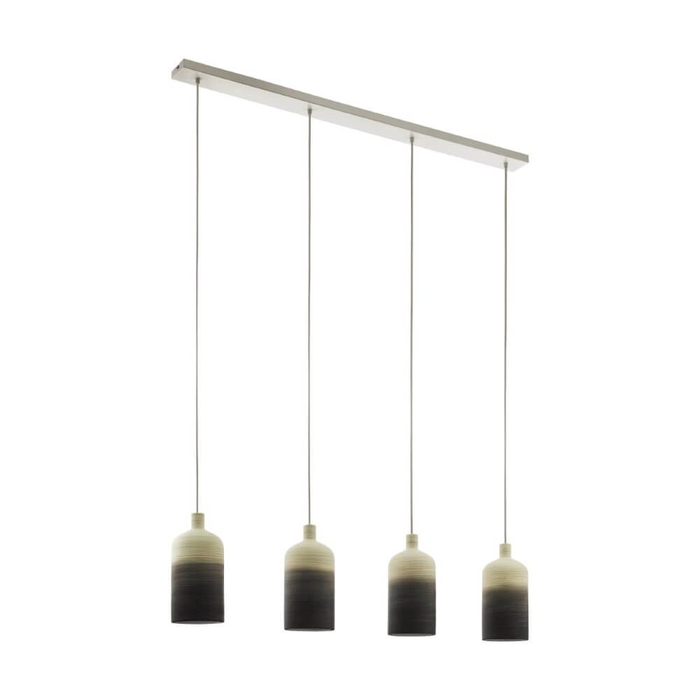 Lampe suspendue 4 lumières Azbarren beige Lampe suspendue 4 lumières Azbarren beige