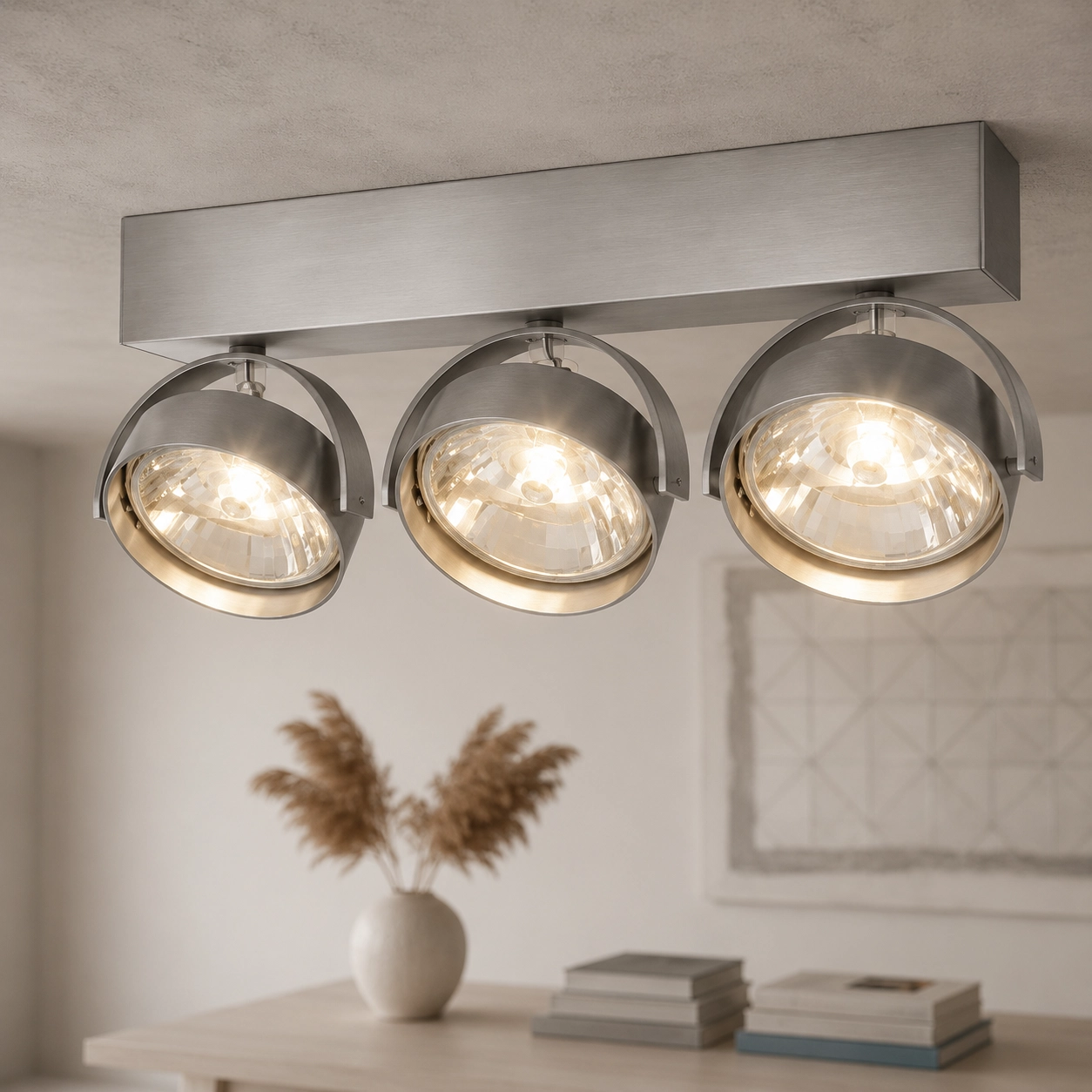 Spot 12 volts Dutchess 3 lumières, gris